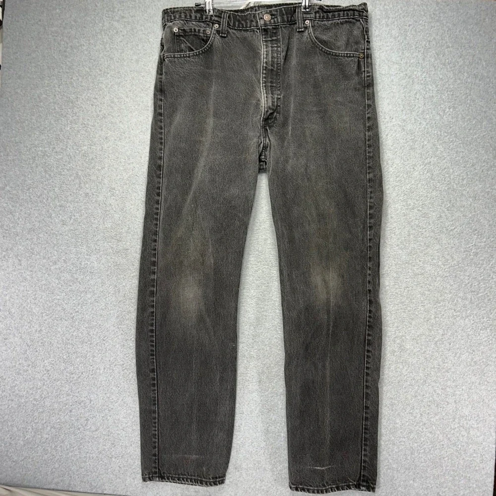 Vintage Levi's‎ Jeans 505 Mens 40x32 Black Cotton 80's Aesthetic Made in Canada